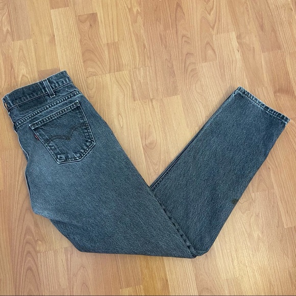 Vintage Levi’s Men’s High Waisted Light Black Jeans 32x32 - Picture 3 of 13